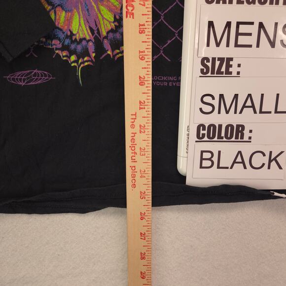 Swixxz Crew Neck Graphic Long Sleeve T Shirt Adult Mens Size Small S Black - Picture 6 of 9